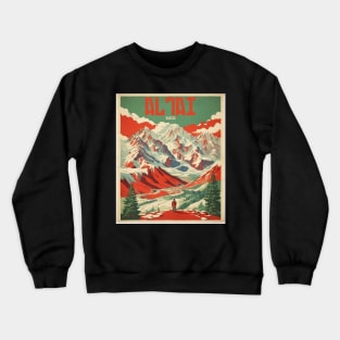 Altay Russia Vintage Tourism Poster Crewneck Sweatshirt